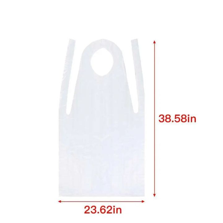 100%20Pcs%20Disposable%20Plastic%20Aprons%20Eco%20Flat%20Pack%20Protection%20Body%20Polythene%20Clear%20Waterproof%20Oil%20Proof%20Thickened%20Disposable%20Apron%20-%20Image%207