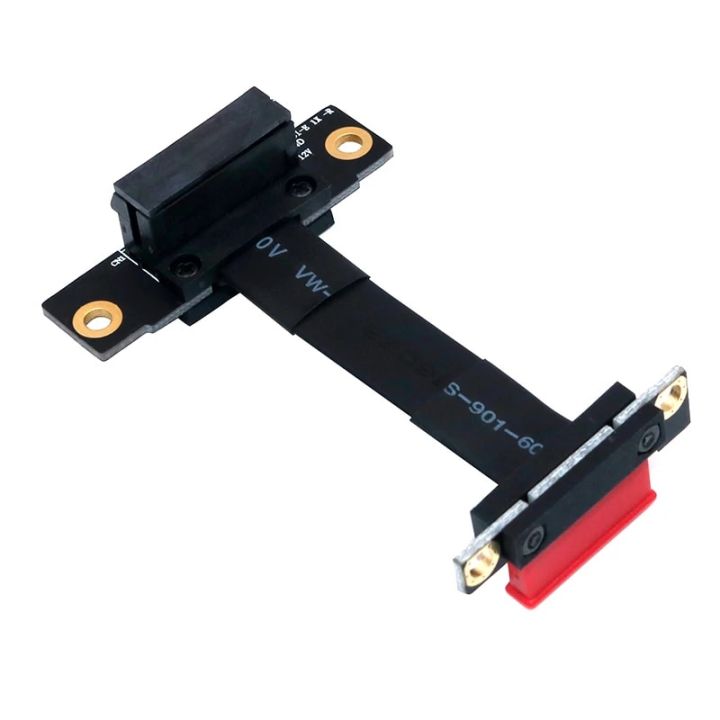 PCIE%20X1%20Riser%20Cable%20Dual%2090%20Degree%20Right%20Angle%20PCIe%203.0%20x1%20to%20x1%20Extension%20Cable%208Gbps%20PCI%20Express%201x%20Riser%20Card%20Ribbon%20Extender%20-%20Image%205