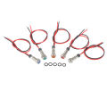 P67 waterproof 6mm led metal warning indicator light 3v 5v 6v 12v 24v 220v. 