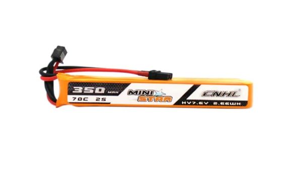 CNHL 7.6V LiHV MiniStar HV 350mAh  2S 70C Lipo Battery with XT30U