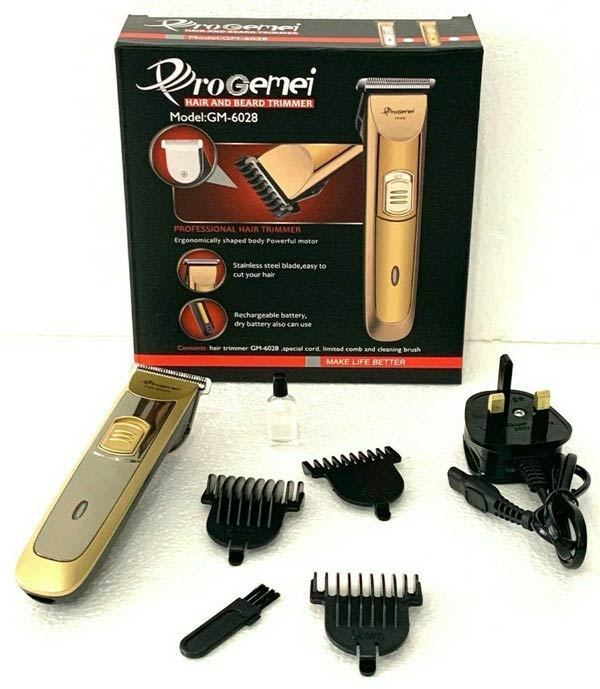 Gemei Gm-6028 Fessional Hair & Beard Clipper / Hair & Beard Trimmer For Men
