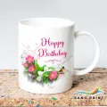 Happy Birthday Gift Mug Cup for your Girlfriend /Boyfriend, Husband/Wife, Brother, Sister, Daughter, Son,   Father, Mother, Friend or anyone for Birthday. SANU-BD002. 