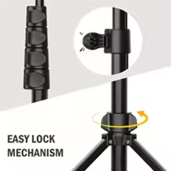 160cm%20Tripod%20for%20Cell%20Phone%20Camera%20Phone%20Stand%20Tripod%20with%20Remote%20and%20Phone%20Holder%20Portable%20Tripod%20Video%20Recording%20-%20Image%205