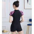 Fashion Slimming Professional One-Piece Summer 2024 Boxer Hot Spring Swimsuit plus Size Swimwear Women's Sports Swimsuit New. 