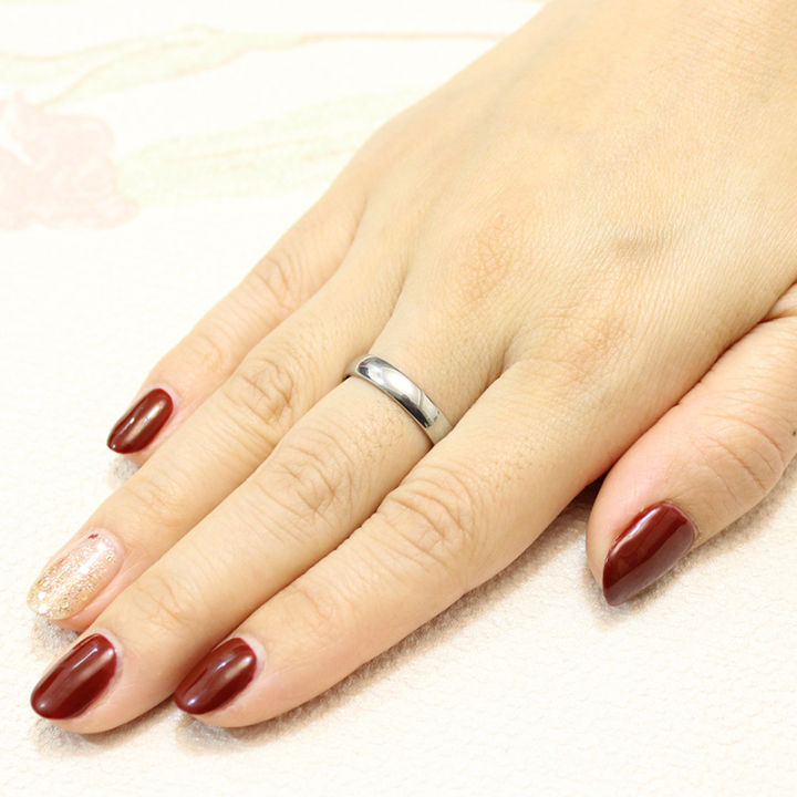 %E3%80%90Mega%20Sale%E3%80%91Popular%20Jewelry%20Metal%20Smooth%20Ring%20Waterproof%20Furnace%20Vacuum%20Electroplated%20Rose%20Gold%20Ring%20Black%20Stainless%20Steel%20Ring%20for%20Women%20-%20Image%202