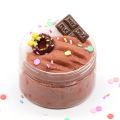 Fluffy Doughnut Chocolate Cream Brushed Sime Putty Clay Filler Clear Slime Box Toys for Children Soft Squishies DIY Toy. 