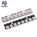 8*1Bit 8 Bits WS2812 WS 2811 5050 RGB Full LED Lamp Panel Module 5V WS2812B Rainbow LED Precise For Arduino 8 Channel Lights. 