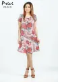 Privi Fashion Printed Dress for Women. 