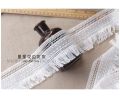 Wide Lace Cotton Water Soluble Tassel Beard Lace Fabric Accessories DIY Clothing Skirt Home Textile Curtain Decoration. 