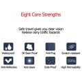 Car Mirror Window Clear Film Anti Fog Car Rear-view Mirror Protective Film Waterproof Car Sticker 2 PCs/Set. 
