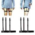 Men's Shirt Slip Clip, Adjustable Shirt Stay Garters, Soft and Smooth Elastic with Anti-Slip Clip. 