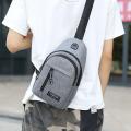 Crossbody Sling Bag, Waterproof Sling Backpack Bag with USB Charging Port, Multipurpose Shoulder Bag Travel Hiking Bag. 