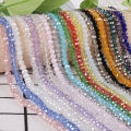 8mm 70PCS Rondelle Austria Faceted Crystal Glass Beads Loose Spacer Beads for Jewelry Making. 
