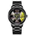 【ZIME】Korean Sports Car Watches Wheel Design Alloy Rim Hub Racing Watch Personalized Wheel Men's Watch Wristwatch M9B9. 