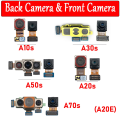 Wenefang NEW Tested Back Big Main Camera Module And Front Small Camera Module Flex Cable For Samsung A10S A20S A30S A50S A70s A20E. 