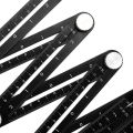 12 Fold Aluminium Alloy Ruler Multi Angle Measuring Rulers Ceramic Tile Opening Positioning Template Tools Architecture Working Craftsman Builders Multipurpose Utility Tool. 