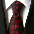 Men Red Tie. 