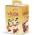 Vigos Chocolate Toffees 1kg Box (80Pcs). 