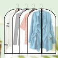 【HOT】 Transparent Clothes Dust Case Garment Suit Coat Organizer Cover For Home Wardrobe Storage Protect Bag LU002. 