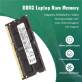 DDR3 8GB Laptop Ram Memory 1600Mhz PC3-12800 1.35V 204 Pins SODIMM Support Dual Channel for Laptop Memory. 