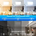 Dimmable Led Ceiling Lamps with RGB Backlight Remote Control Ceiling Light 110-265V Smart Light Fixture for Living Room ​Bedroom. 