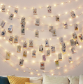 1Set Copper Wire Photo Clip String Lights Party Decoration Photo Wall New Year Interior Decoration String Light. 