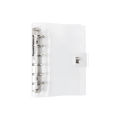 A5/A6/A7 Transparent PVC Clip File Folder Notebook Loose Leaf Ring Binder Planner Agenda School Office Supplies 1Pcs. 