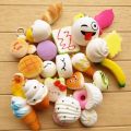 RHS Online 5PCS Kawaii Mini Soft Squishy Foods Doughnut Lovely Cake Cute Bread Phone Straps Charm. 