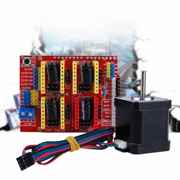 Accessory 3D Printer CNC Module Kit for Arduino + 3 Shock Absorbers ...