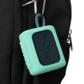 For JBL GO3 Speaker Silicone Cover Portable Protective Case with Carabiner. 