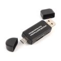 COD USB 2.0 OTG to USB Card Adapter SD TF Android Multifunction USB Memory Card Reader High Speed Micro. 