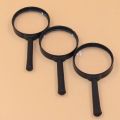 magnifying glass 2 Pcs/set 5X Magnifier for Reading Tool Hand Held Magnifying Glass for Reading Identification Etc Glass Lens Reading GlassesInspection Tools. 