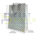 Best Paper Small Designed Paper Bag With Ribbon Handle - 27cm x 20cm x 9cm. 
