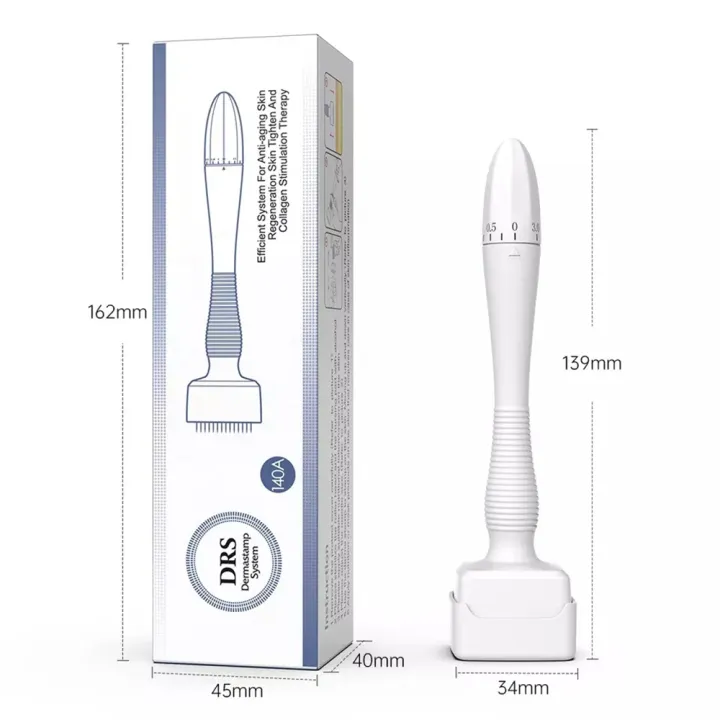 Authentic%20140Pins%20DRS%20Derma%20Stamp%20Adjustable%20Needle%20Length%20Microneedling%20Roller%20Skincare%20-%20Image%208