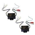 2pcs Premium Car Speaker Audio RCA Adapter High to Low Level Converter. 
