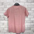 D-Blaq Red Striped Raglan T-Shirt. 