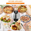 Electric Pizza Maker Stick Proof Adjustable Temp Stainless Steel Pancake Crepe. 