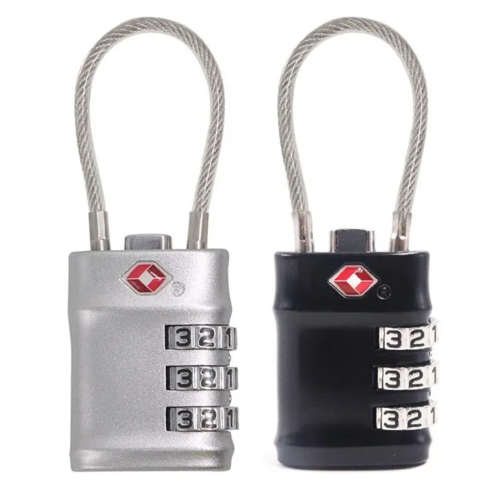 Customs Code Lock Secure Box and Bag Customs Lock Steel Wire Rope ...