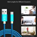 1/2/3Meter Type C USB Charger Cable 25cm Short Cabel Nylon Long Kabel for Xiaomi 9 Mix 4 Redmi Note 7 8 Pro Samsung Note 10 Plus. 