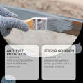 Jaysuing gray anti rust for home use, waterproof, sun resistant, wear-resistant paint, refurbished, sturdy metal paint. 