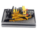 Kidlove 1:50 Crawler Bulldozer Model, High Simulation Alloy Heavy Duty Diecast Engineering Track Car For Boys, Children. 