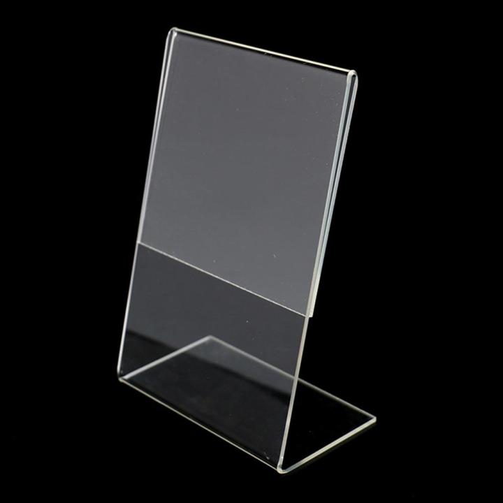 Transparent Display Stand Photo Frames Desk Display Stand Price Tag ...