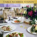 Table Numbers Table Number 1-20 for Wedding Reception 12 Inch with Sturdy Holder Base. 