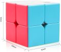 QY S 2x2 Speed Cube Stickerless Puzzle Cube/Rubiks Cube. 