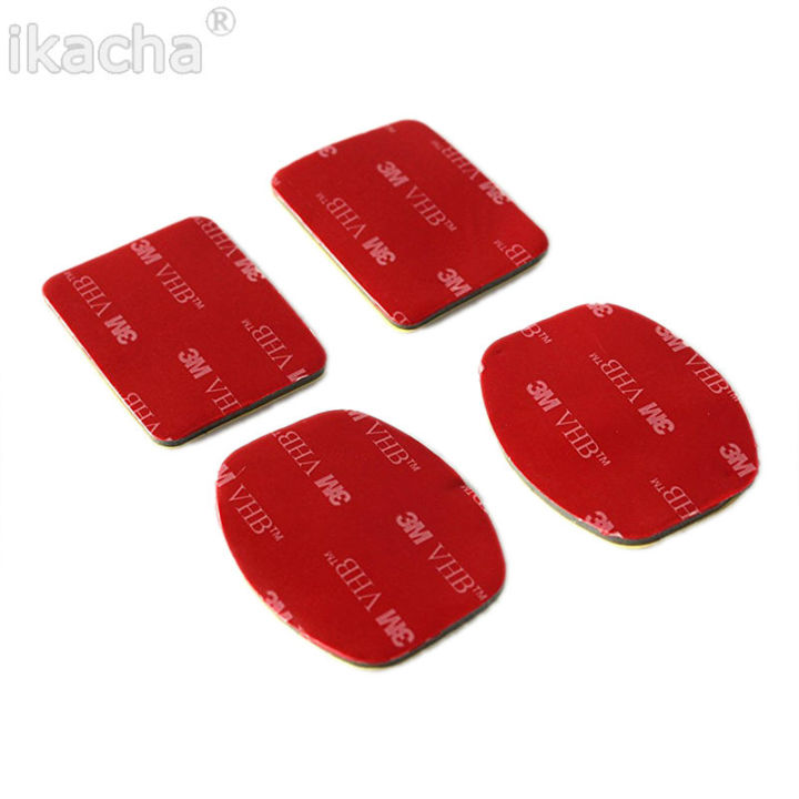 %E3%80%90VogueVenture%E3%80%912pcs%20Flat+2pcs%20Curved%20Adhesive%20Sticky%20Mount%20Set%20Sticker%20For%20Gopro%20Hero%207%20Camera%20Sport%20Dv%20SJ4000%20-%20Image%204