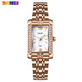 SKMEI Luxury Ladies Watch Women's Rhinestone Clock Woman Fashion Rectangular 2021 Modern Wristwatches montre femme 1690. 