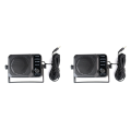 2X CB Radio Mini External Speaker -150V Ham for HF VHF UHF. 