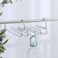 Multi-Functional Pants Hanger 5 in 1 Pants Hanger for Clothes Rack Adjustable Closet Organizer Folding Trousers Rack. 