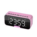 5-in-1 FM Alarm Clock LED Digital Display Sleep Timer Small Digital Clock Reminder with Mirror Electronic Alarm Clock. 