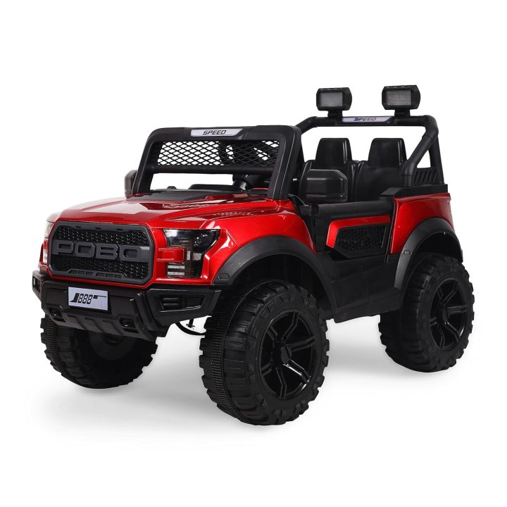 Pobo%205%20Motors%20Electric%20Battery%20Operated%20Ride%20on%20Jeep%20for%20Kids%20of%20Age%202%20to%208%20Years-%20The%20Metallic%20Painted%20Driving%20Ride%20on%20Car%20with%20Music,%20Lights%20and%20Bluetooth%20Remote%20Control%20(Metallic%20Red)%20%7CMB6004%2021M%20-%20Image%204